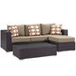 Modway Convene 3 Piece Outdoor Patio Sofa Set | Outdoor Sofas, Loveseats & Sectionals | Modishstore-5