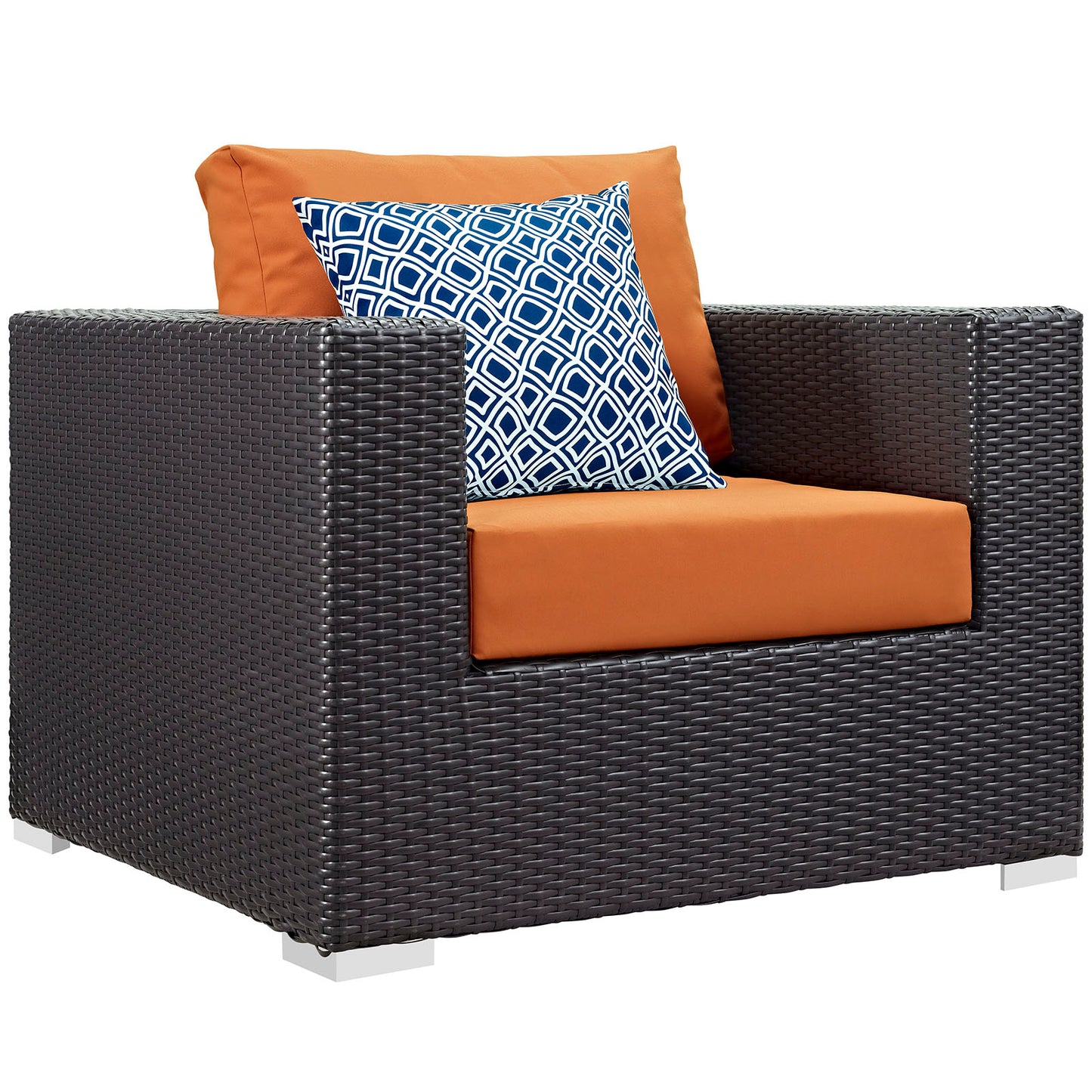Convene 5 Piece Outdoor Patio Sectional Set By Modway - EEI-2366 | Outdoor Sofas, Loveseats & Sectionals | Modishstore - 15