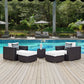 Convene 5 Piece Outdoor Patio Sectional Set By Modway - EEI-2366 | Outdoor Sofas, Loveseats & Sectionals | Modishstore - 37