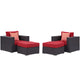 Convene 4 Piece Outdoor Patio Sectional Set By Modway - EEI-2367 | Outdoor Sofas, Loveseats & Sectionals | Modishstore - 22