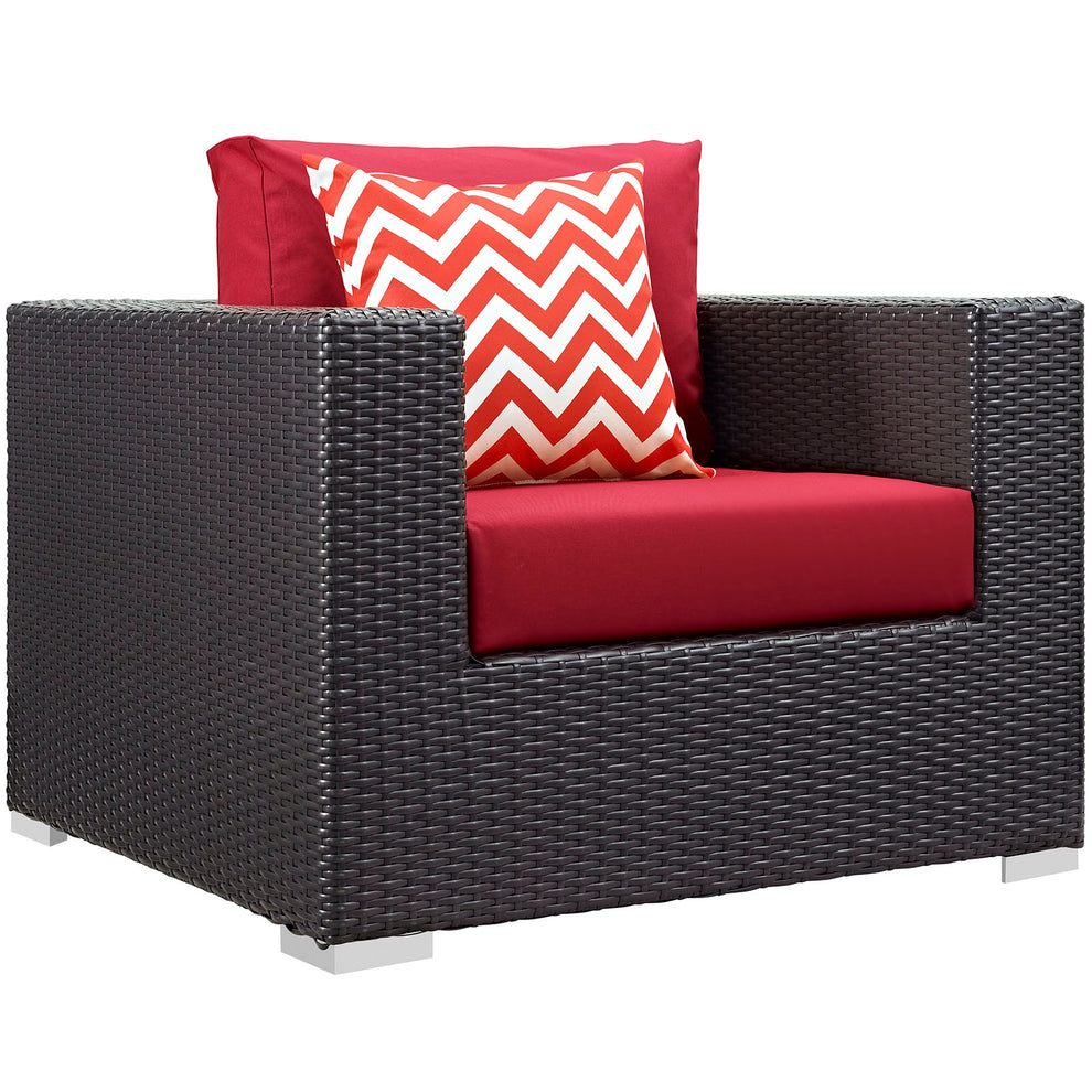 Convene 4 Piece Outdoor Patio Sectional Set By Modway - EEI-2367 | Outdoor Sofas, Loveseats & Sectionals | Modishstore - 23