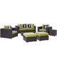 Convene 8 Piece Outdoor Patio Sectional Set By Modway - EEI-2371 | Outdoor Sofas, Loveseats & Sectionals | Modishstore - 26