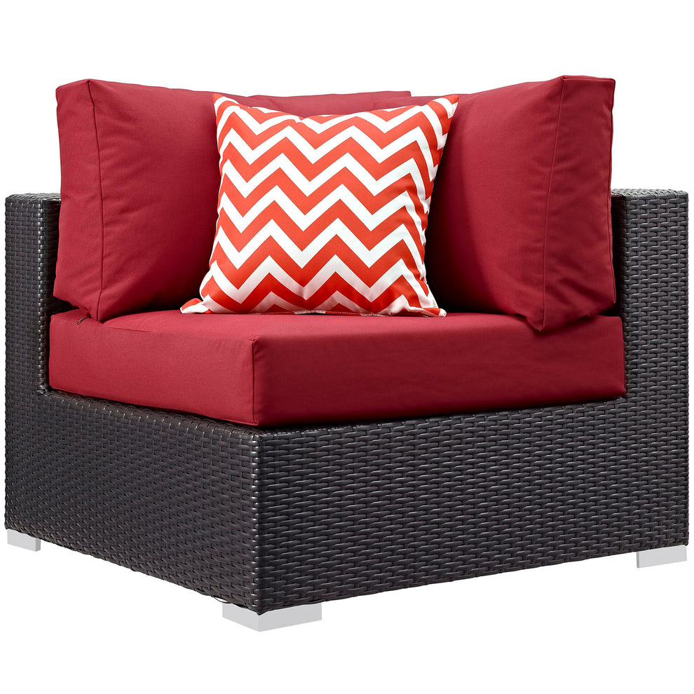 Convene 8 Piece Outdoor Patio Sectional Set By Modway - EEI-2371 | Outdoor Sofas, Loveseats & Sectionals | Modishstore - 36