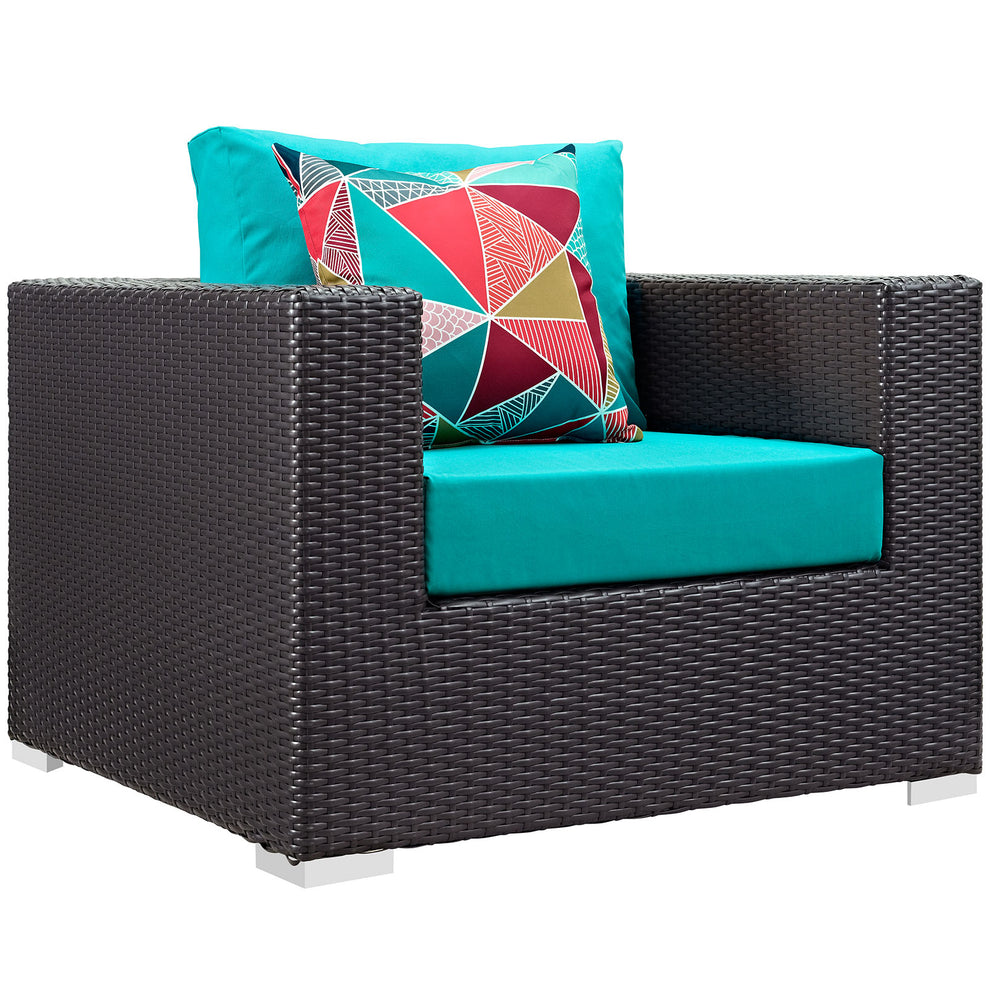 Convene 8 Piece Outdoor Patio Sectional Set By Modway - EEI-2371 | Outdoor Sofas, Loveseats & Sectionals | Modishstore - 44