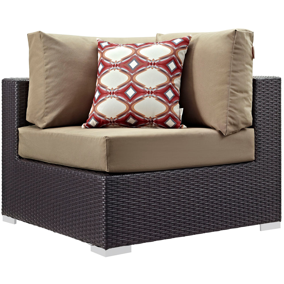 Modway Convene 6 Piece Outdoor Patio Sectional Set - EEI-2372 | Outdoor Sofas, Loveseats & Sectionals | Modishstore - 6