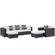 Modway Convene 6 Piece Outdoor Patio Sectional Set | Outdoor Sofas, Loveseats & Sectionals | Modishstore-19