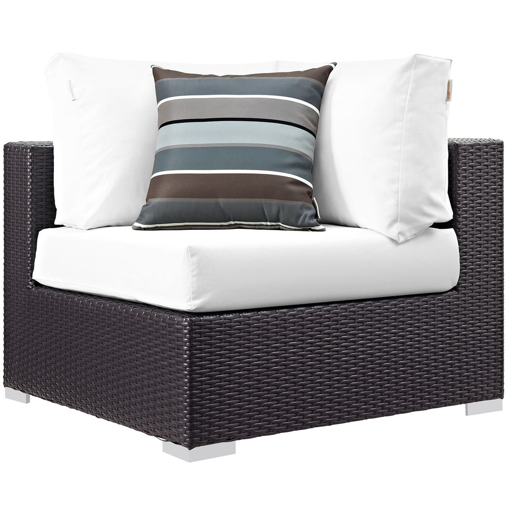 Modway Convene 6 Piece Outdoor Patio Sectional Set - EEI-2372 | Outdoor Sofas, Loveseats & Sectionals | Modishstore - 17