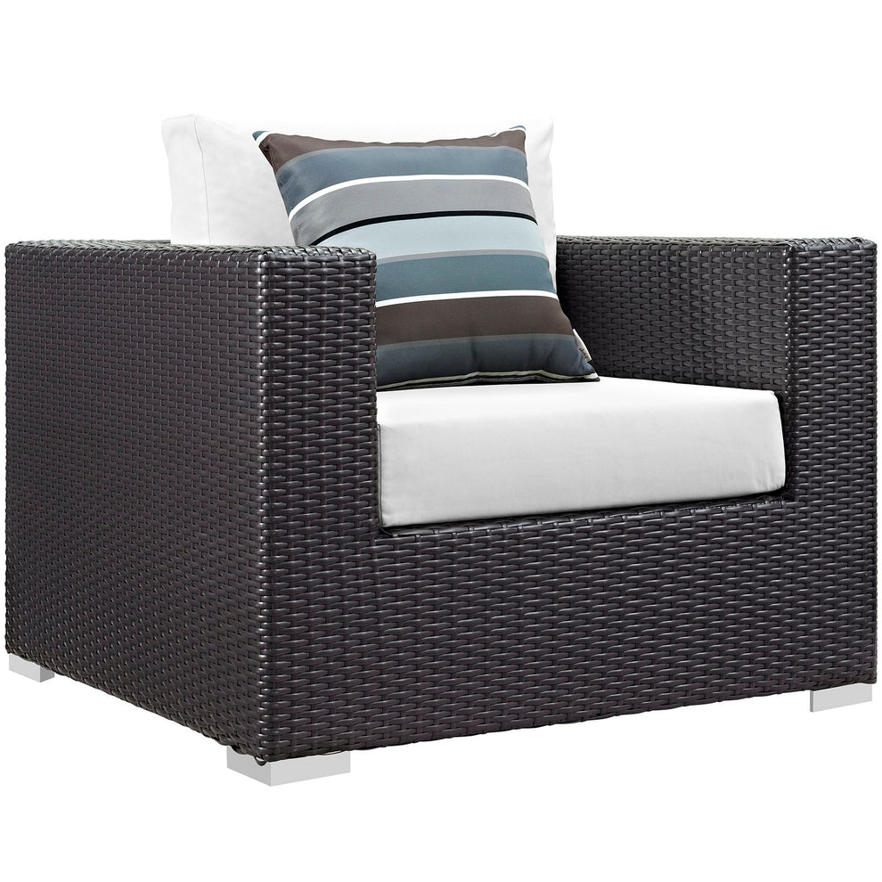 Modway Convene 6 Piece Outdoor Patio Sectional Set - EEI-2372 | Outdoor Sofas, Loveseats & Sectionals | Modishstore - 18