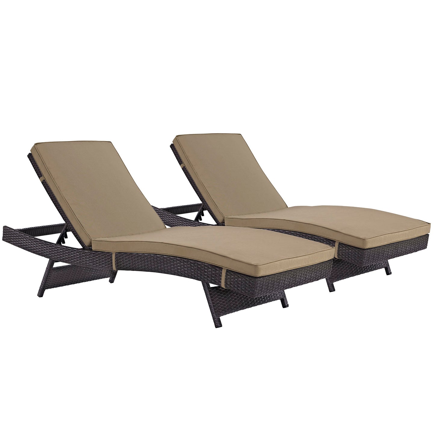 Modway Convene Chaise Outdoor Patio - Set of 2 | Outdoor Recliners & Lounge Chairs | Modishstore-22