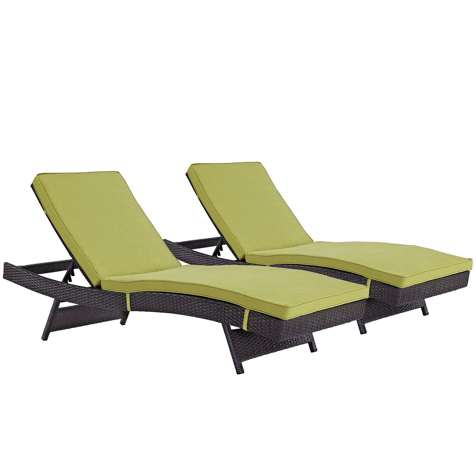Modway Convene Chaise Outdoor Patio - Set of 2 | Outdoor Recliners & Lounge Chairs | Modishstore-20