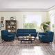 Modway Beguile Living Room Set Upholstered Fabric - Set of 3 | Sofas | Modishstore