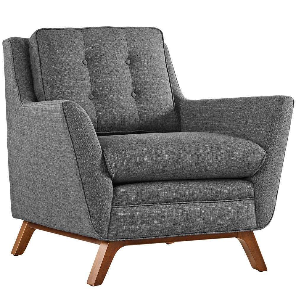 Modway Beguile Living Room Set Upholstered Fabric - Set of 3 | Sofas | Modishstore-13