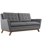 Modway Beguile Living Room Set Upholstered Fabric - Set of 3 | Sofas | Modishstore-10