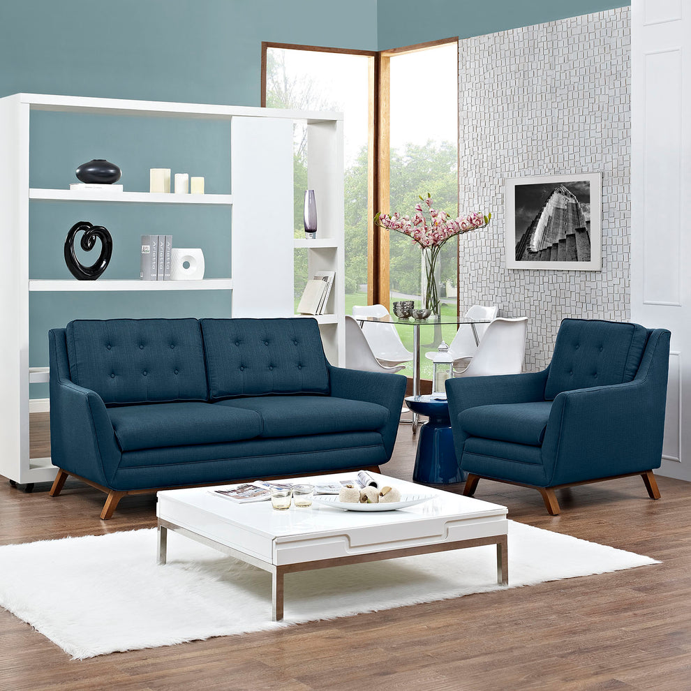 Beguile Living Room Set Upholstered Fabric Set Of 2 By Modway - EEI-2432 | Sofa Set | Modishstore - 1