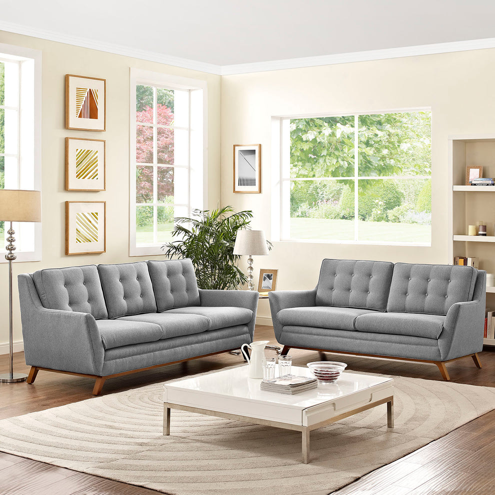 Beguile Living Room Set Upholstered Fabric Set Of 2 By Modway - EEI-2434 | Sofa Set | Modishstore - 13