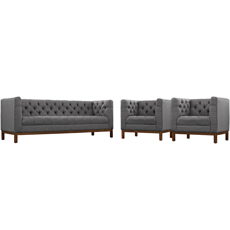 Panache Living Room Set Upholstered Fabric Set of 3 By Modway - EEI-2435 | Sofa Set | Modishstore - 2