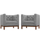 Panache Living Room Set Upholstered Fabric Set of 2 By Modway - EEI-2436 | Sofa Set | Modishstore - 7