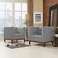 Panache Living Room Set Upholstered Fabric Set of 2 By Modway - EEI-2436 | Sofa Set | Modishstore - 6