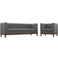 Panache Living Room Set Upholstered Fabric Set of 2 By Modway - EEI-2437 | Sofa Set | Modishstore - 8