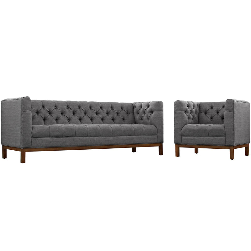 Panache Living Room Set Upholstered Fabric Set of 2 By Modway - EEI-2437 | Sofa Set | Modishstore - 8