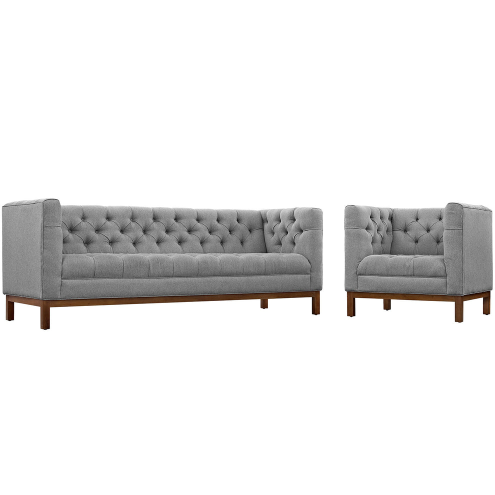 Panache Living Room Set Upholstered Fabric Set of 2 By Modway - EEI-2437 | Sofa Set | Modishstore - 14
