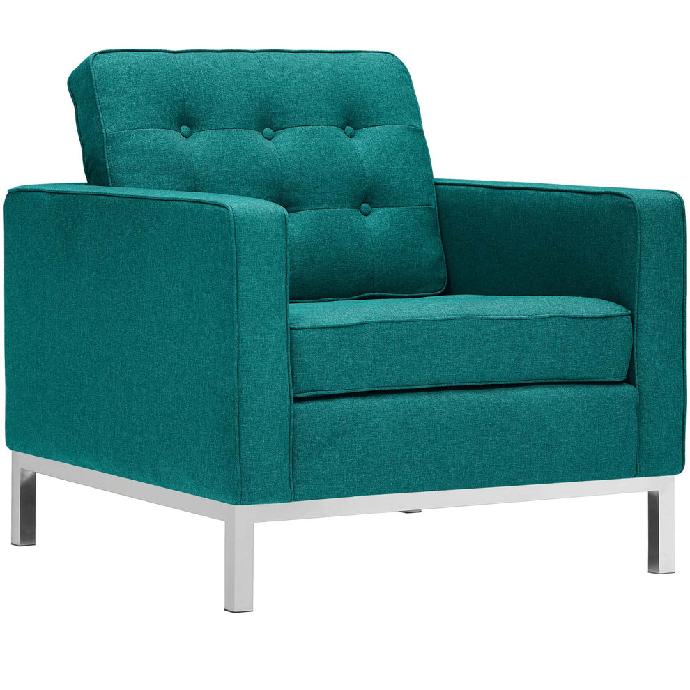 Modway Loft Armchairs Upholstered Fabric - Set of 2 - EEI-2440 | Armchairs | Modishstore - 6