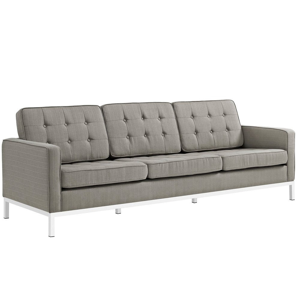 Loft 2 Piece Upholstered Fabric Sofa and Armchair Set By Modway - EEI-2443 | Armchairs | Modishstore - 5