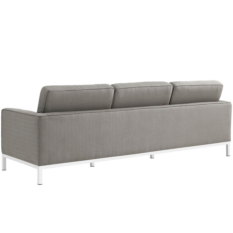 Loft 2 Piece Upholstered Fabric Sofa and Armchair Set By Modway - EEI-2443 | Armchairs | Modishstore - 6