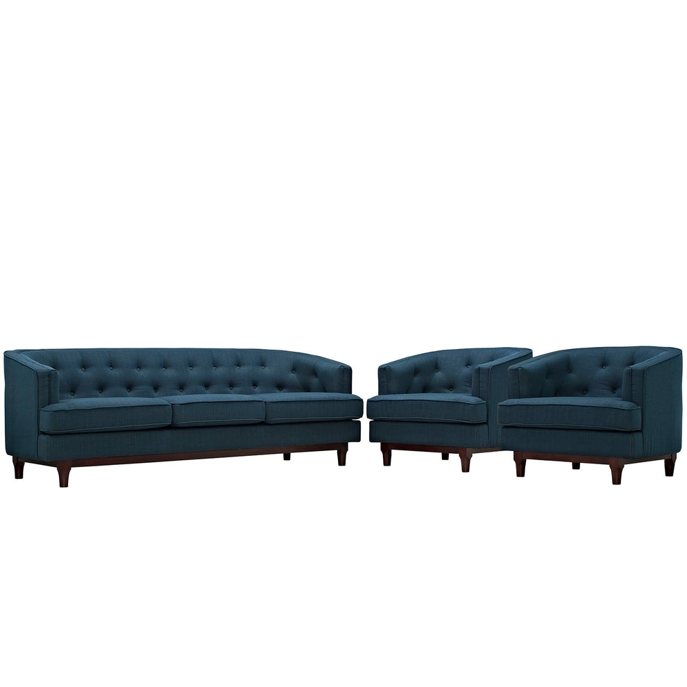 Modway Coast Living Room Set - Set of 3 - EEI-2448 | Sofa Set | Modishstore - 4