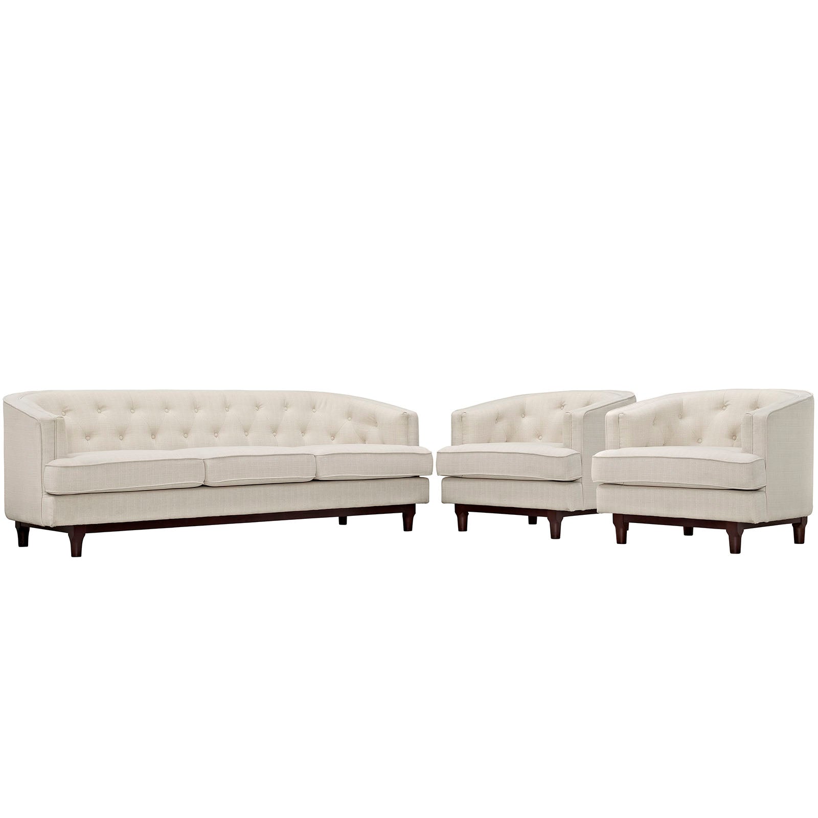 Modway Coast Living Room Set - Set of 2 - Thumbnail 4