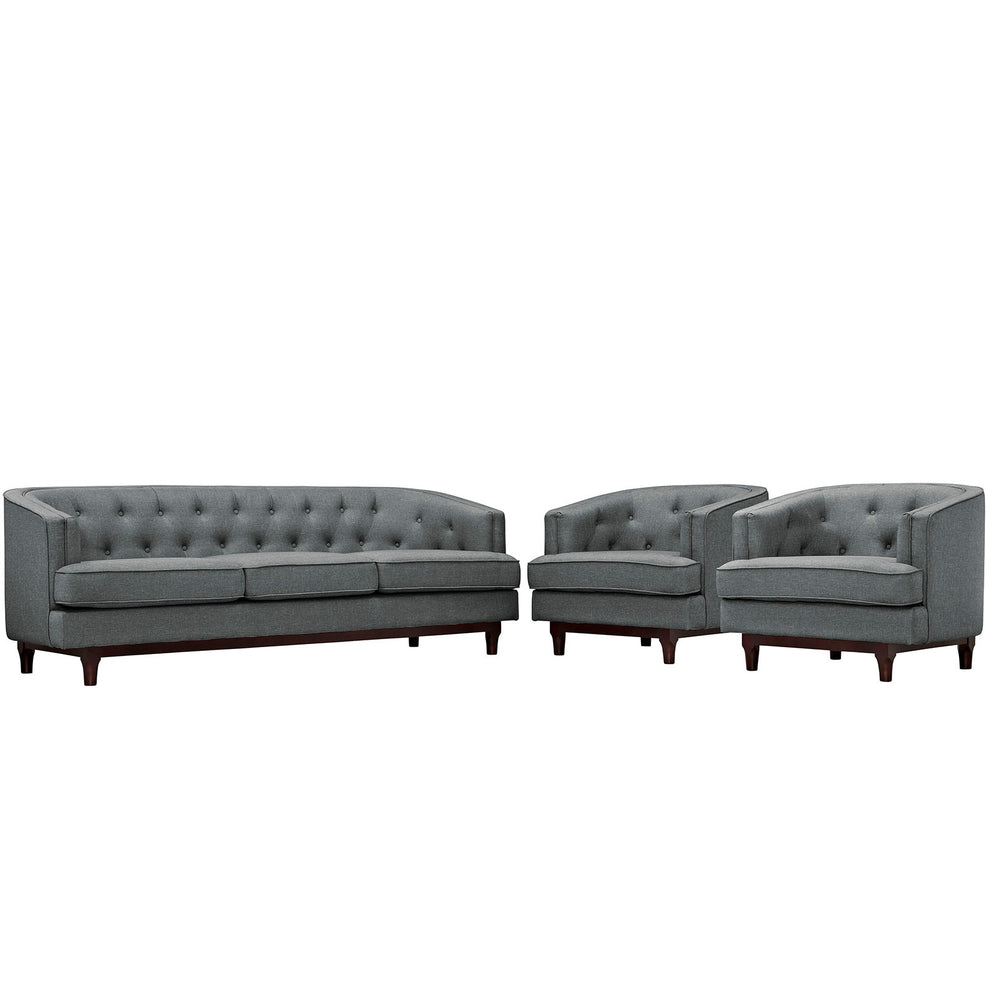 Modway Coast Living Room Set - Set of 3 - EEI-2448 | Sofa Set | Modishstore - 2