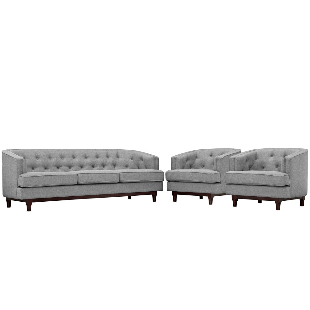 Modway Coast Living Room Set - Set of 3 - EEI-2448 | Sofa Set | Modishstore - 1