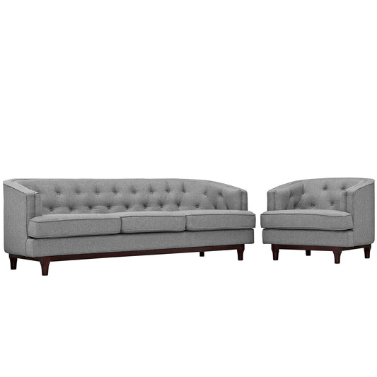 Modway Coast Living Room Set - Set of 2 | Sofas | Modishstore-32