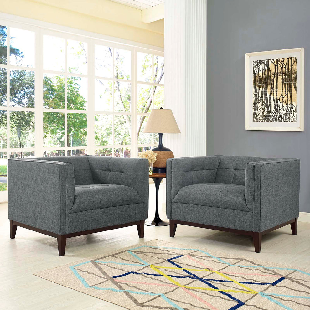 Modway Serve Armchairs - Set of 2 - EEI-2455 | Armchairs | Modishstore - 1