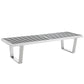 Sauna 5' Stainless Steel Bench By Modway - EEI-246 | Benches | Modishstore - 1