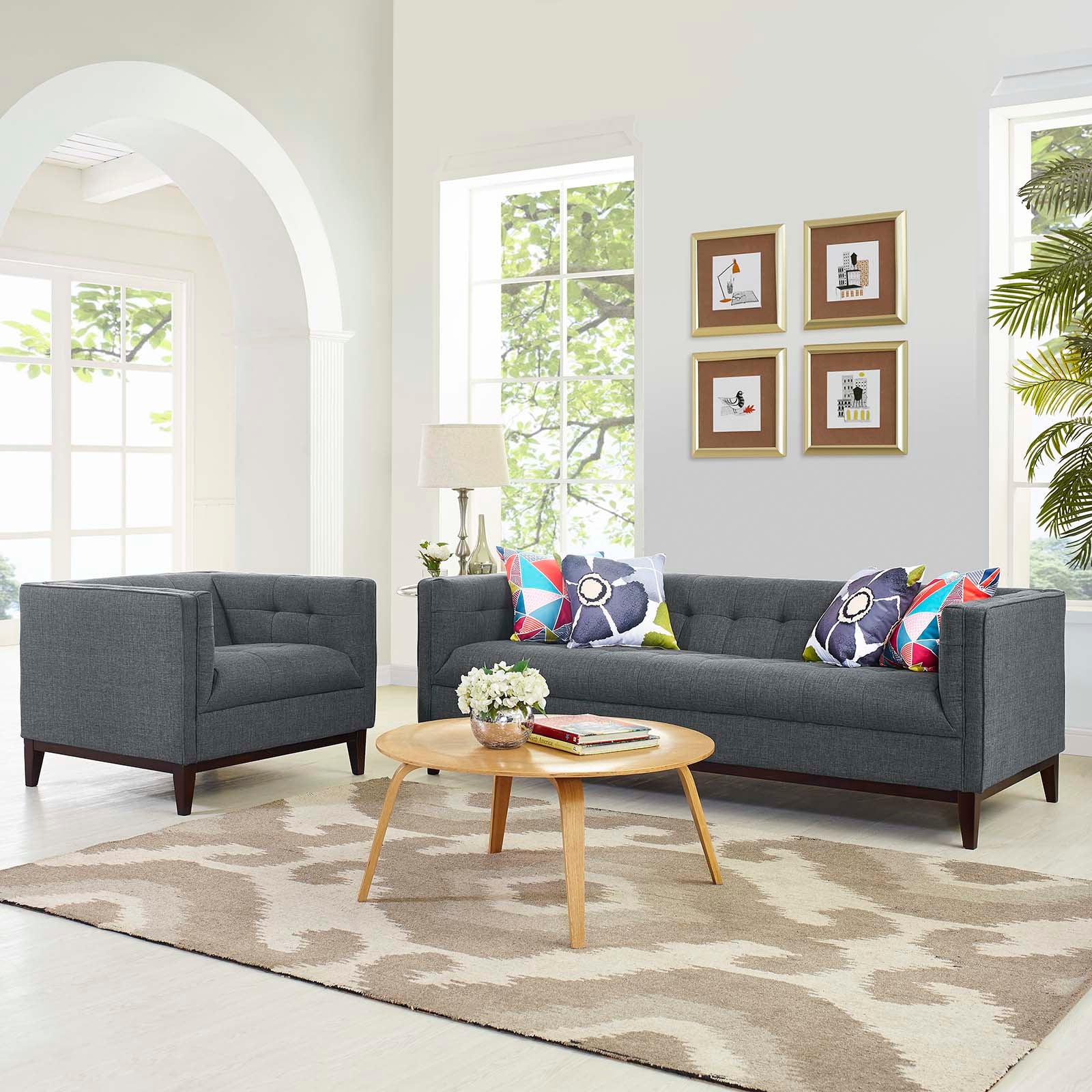 Serve Living Room Set Set of 2 By Modway - EEI-2464 | Sofa Set | Modishstore - 7