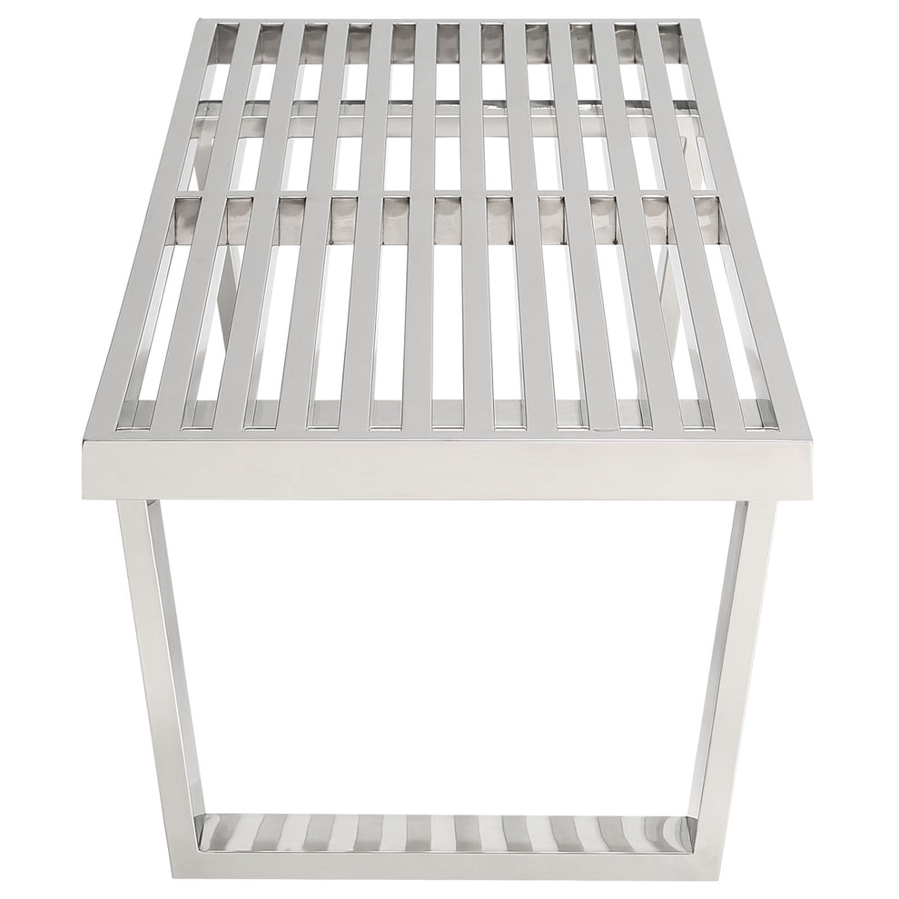 Sauna 4' Stainless Steel Bench By Modway - EEI-247 | Benches | Modishstore - 4
