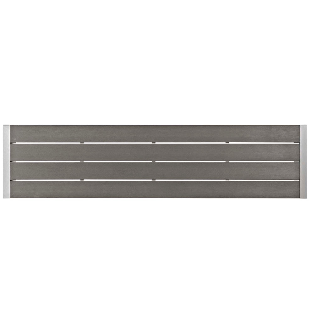 Modway Shore 3 Piece Outdoor Patio Aluminum Dining Set - EEI-2480 | Outdoor Dining Sets | Modishstore - 3