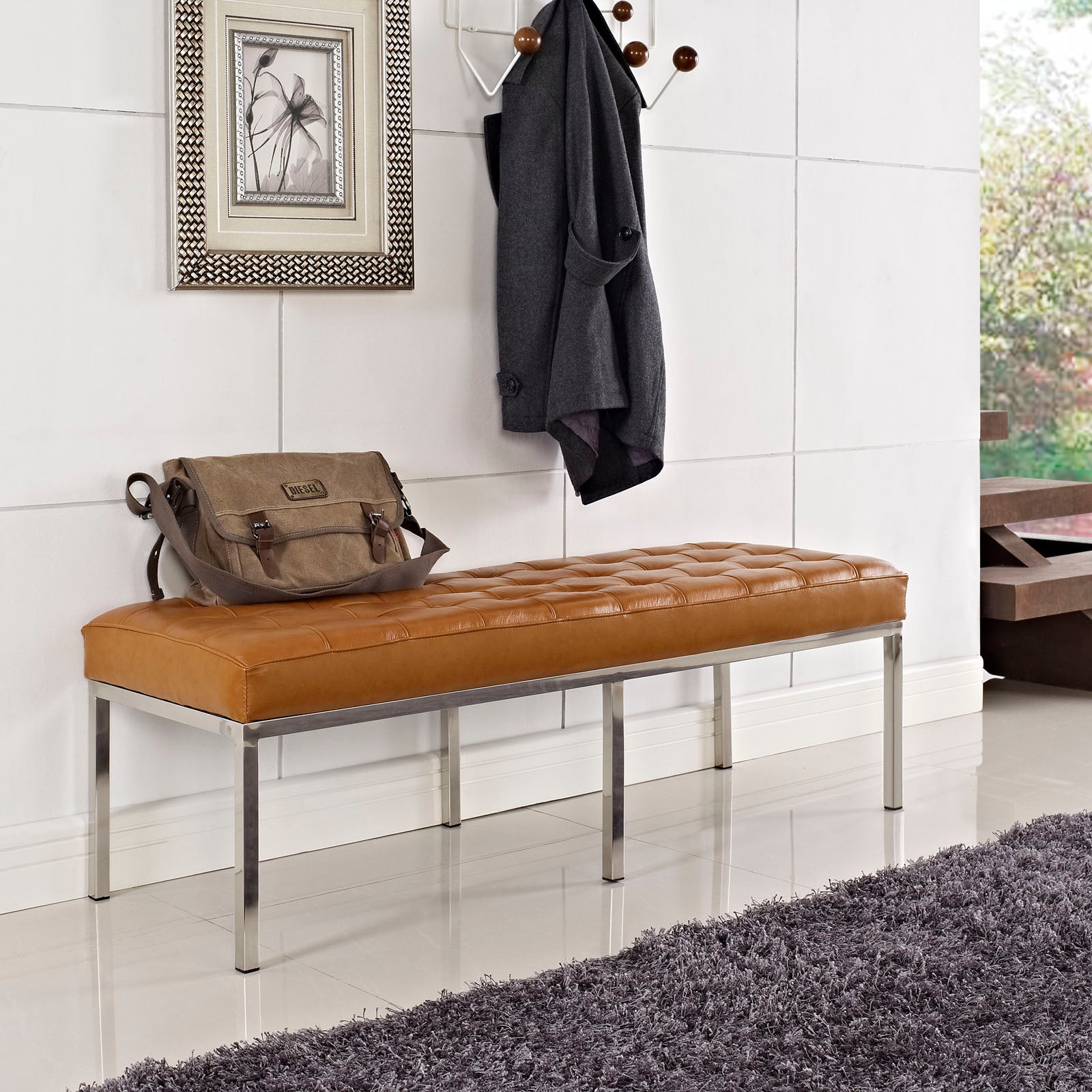 Loft Three-Seater Bench By Modway - EEI-250 | Benches | Modishstore