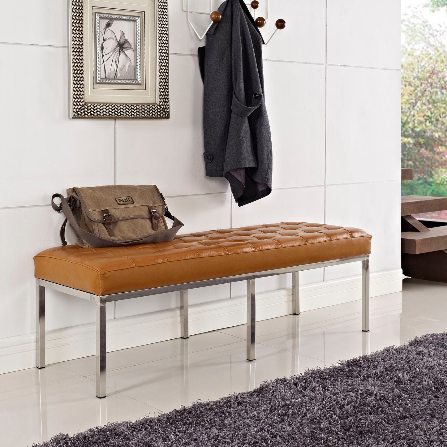 Loft Three-Seater Bench By Modway - EEI-250 | Benches | Modishstore - 1