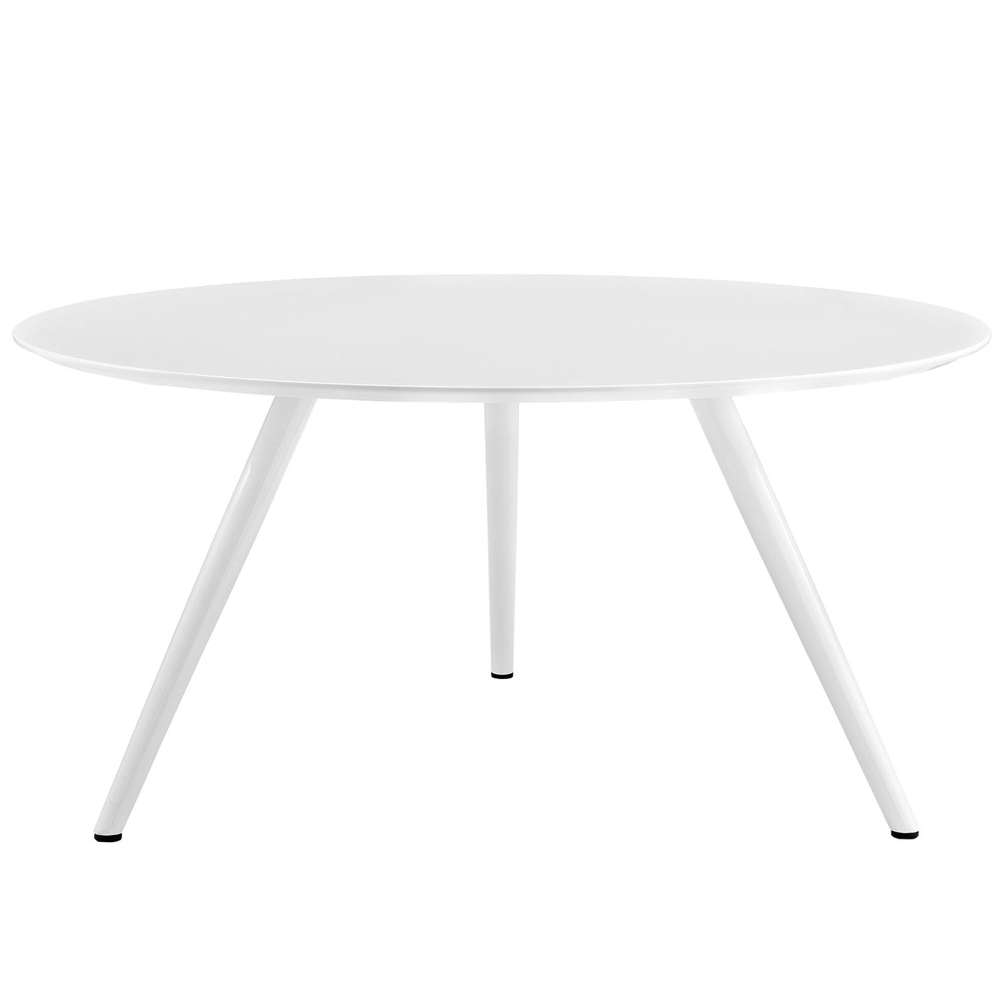 Modway Lippa 60" Round Wood Top Dining Table with Tripod Base in White | Dining Tables | Modishstore-2