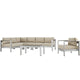 Modway EEI-2558 Shore 6 Piece Outdoor Patio Aluminum Sectional Sofa Set | Outdoor Sofas, Loveseats & Sectionals | Modishstore-35