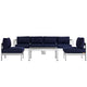 Modway EEI-2564 Shore 5 Piece Outdoor Patio Aluminum Sectional Sofa Set | Outdoor Sofas, Loveseats & Sectionals | Modishstore-25