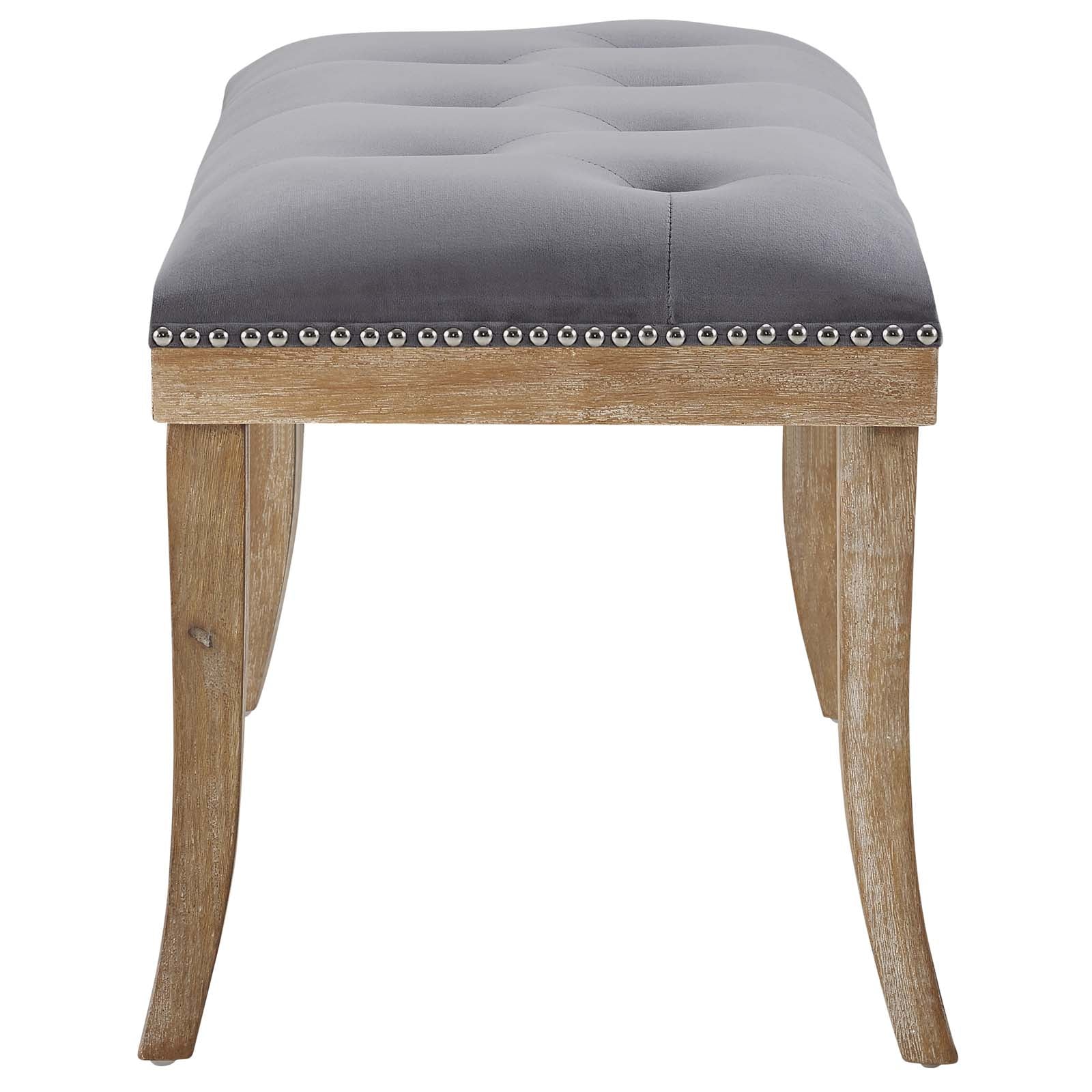 Expression Velvet Bench By Modway - EEI-2574 | Benches | Modishstore - 3