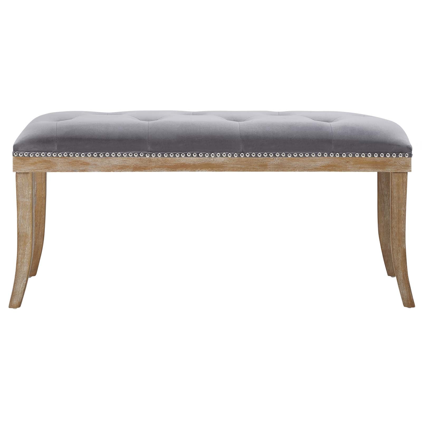 Expression Velvet Bench By Modway - EEI-2574 | Benches | Modishstore - 4