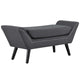 Gambol Upholstered Fabric Bench By Modway - EEI-2575 | Benches | Modishstore - 2
