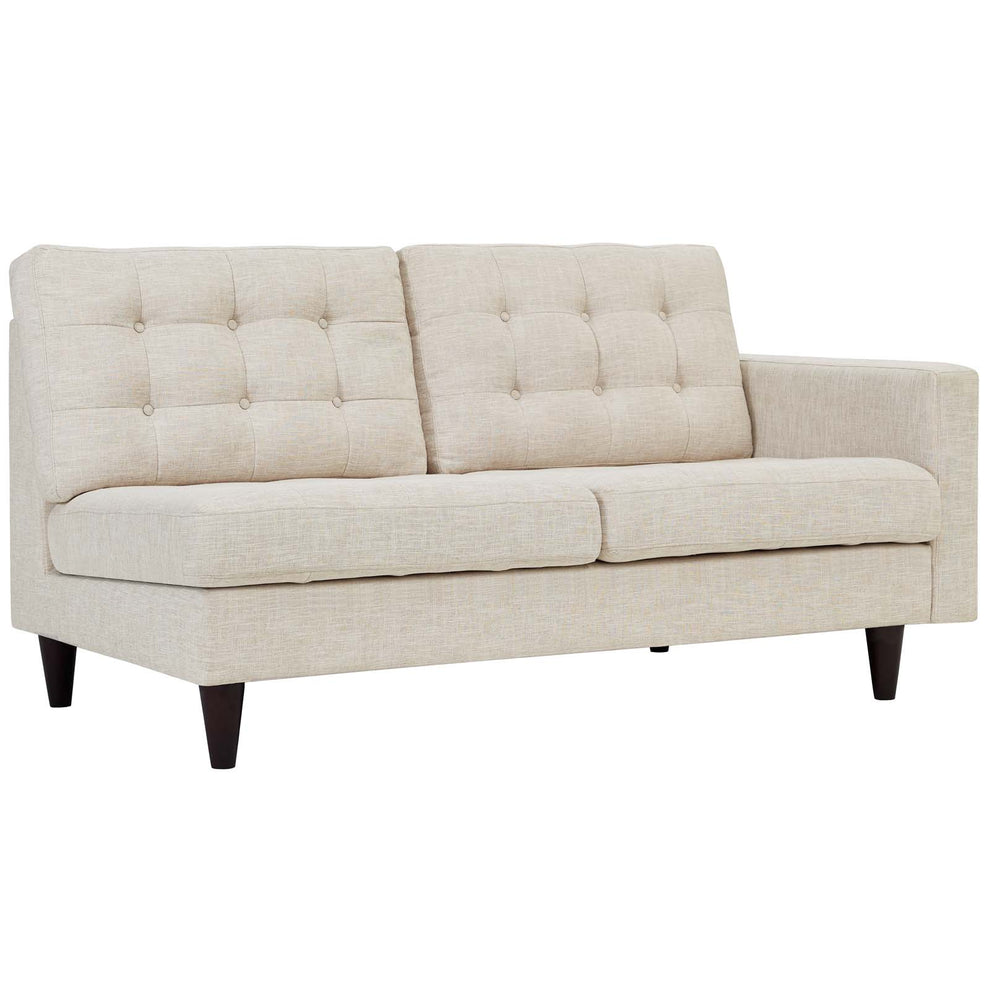 Modway Empress Right-Facing Upholstered Fabric Loveseat - EEI-2595 | Loveseats | Modishstore - 1