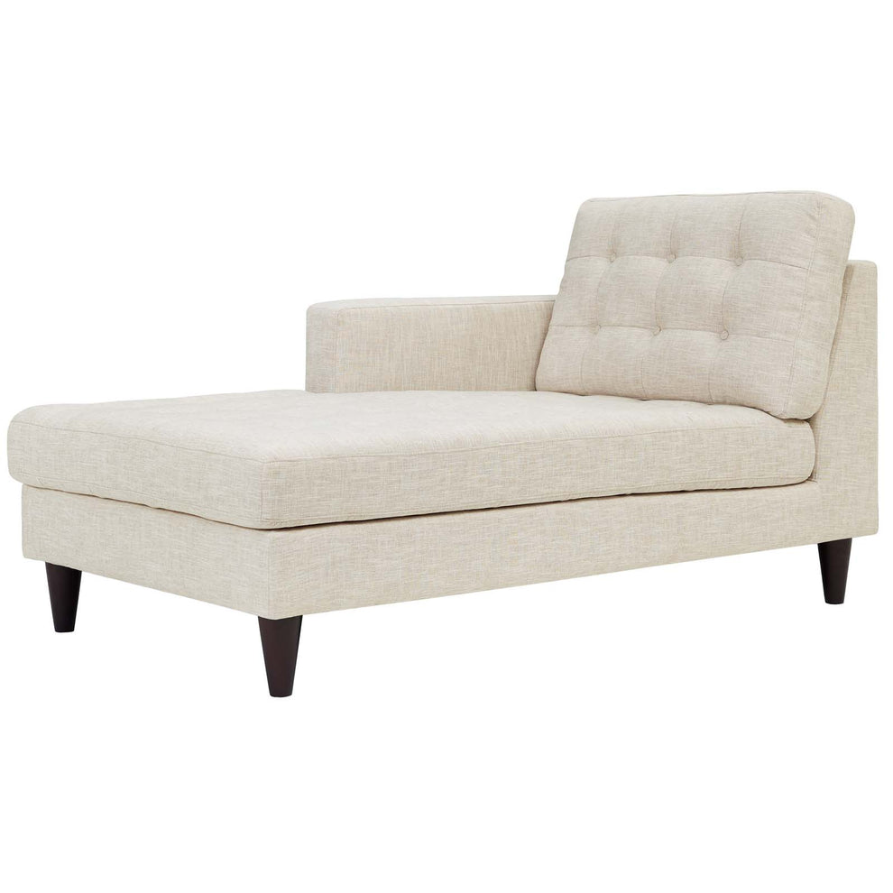 Modway Empress Left-Arm Upholstered Fabric Chaise - EEI-2596 | Lounge Chairs | Modishstore - 9
