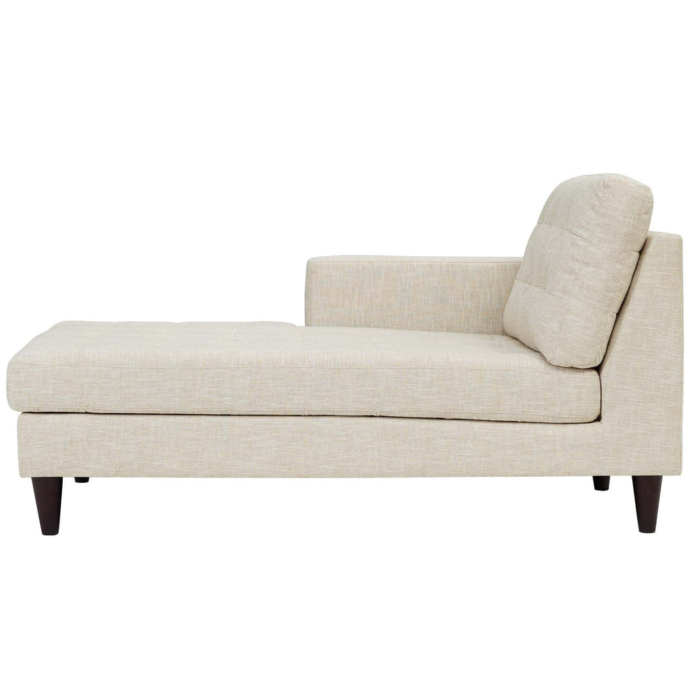 Modway Empress Left-Arm Upholstered Fabric Chaise - EEI-2596 | Lounge Chairs | Modishstore - 8