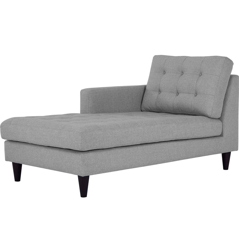 Modway Empress Left-Arm Upholstered Fabric Chaise - EEI-2596 | Lounge Chairs | Modishstore - 3